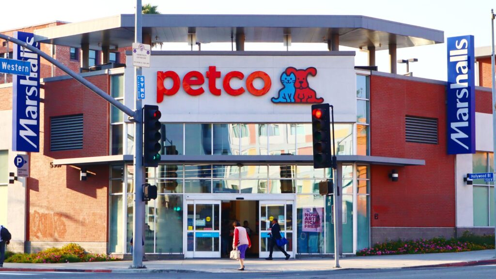 Petco storefront in Oakville, Canada, highlighting the company’s branding