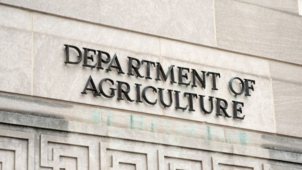 Exterior of the U.S. Department of Agriculture building in Washington D.C.